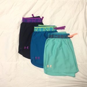 🏃‍♀️🏃🏽‍♀️3 Underarmour Shorts🏃🏻‍♀️🏃🏾‍♀️